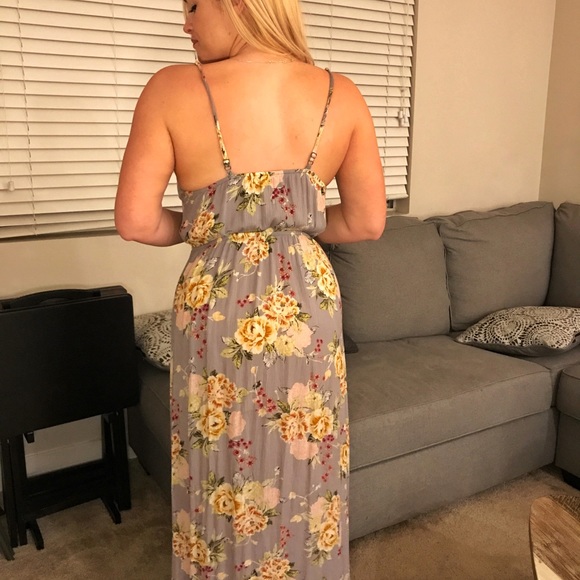 American Rag Boho Floral Maxi Dress Medium - Picture 2 of 3